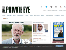 Tablet Screenshot of private-eye.co.uk